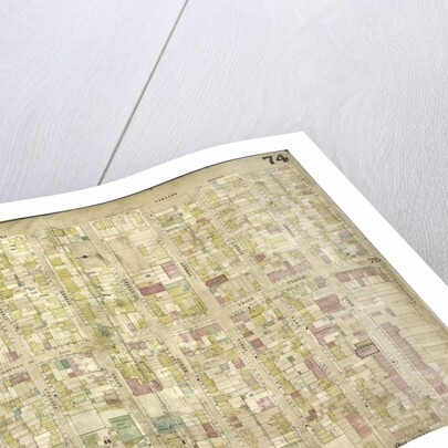 Map bounded by Manhattan Ave. Late Union Place, Commercial St., Oakland St., Greenpoint St., Franklin St., Clay St., Dupoint St; Including Eagle St., Freeman St., Green St., Huron St., New York by Anonymous
