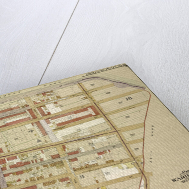 Map bounded by 15th St., Coney Island Road, Old City Line, 11th Ave; IncludingTerrace PL., Gravesend Ave., 12th St., 8th Ave., New York by Anonymous