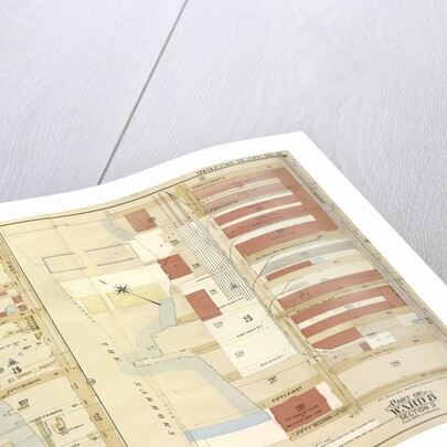 Map bounded by 52nd St., 44th St., 2nd Ave., 1st Ave., 45th St., 46th St., 47th St., 48th St., 49th St., 50th St; Including51st St., 53rd St., 54th St., 55th St., 56th St., New York by Anonymous