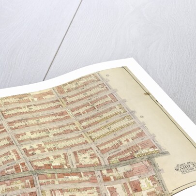 Map bounded by Madison St., Tompkins Ave; Including Brooklyn Ave., Atlantic Ave., Bedford Ave., New York by Anonymous