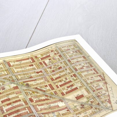 Map bounded by Stanhope St., St.Nicholas Ave., Boundary Line Borough of Brooklyn and Queens; Including Palmetto St., Central Ave., New York by Anonymous