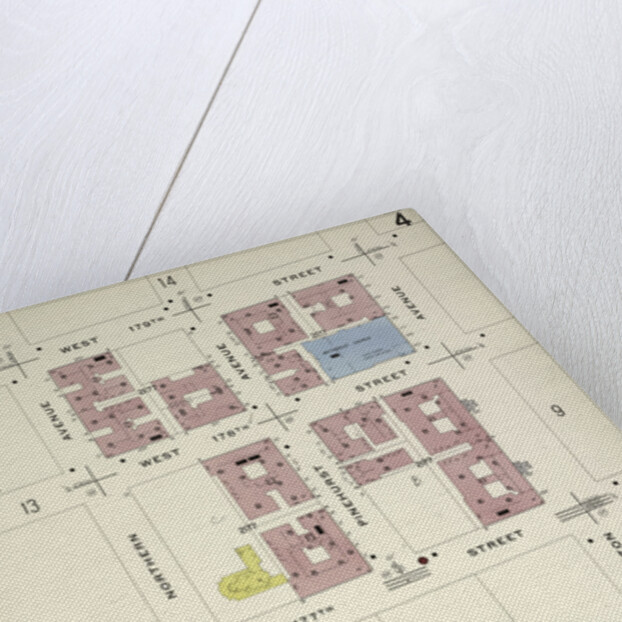 Map bounded by W. 179th St., Fort Washington Ave., W. 175th St., Haven Ave., New York by Anonymous