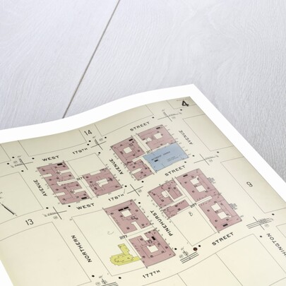 Map bounded by W. 179th St., Fort Washington Ave., W. 175th St., Haven Ave., New York by Anonymous