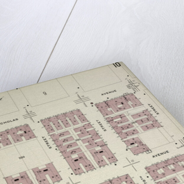 Map bounded by St. Nicholas Ave., W. 179th St., Amsterdam Ave., W. 176th St., New York by Anonymous