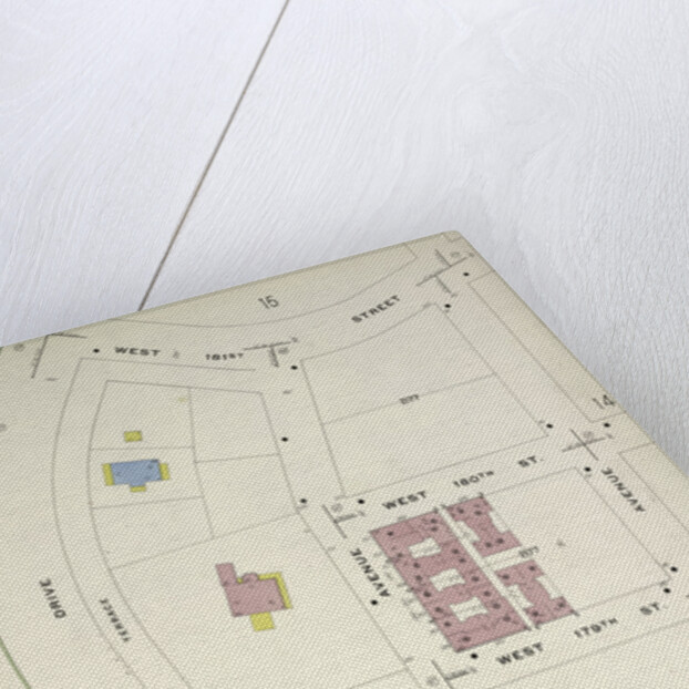 Map bounded by W. 181st St., Northern Ave., W. 177th St., Riverside Drive, New York by Anonymous