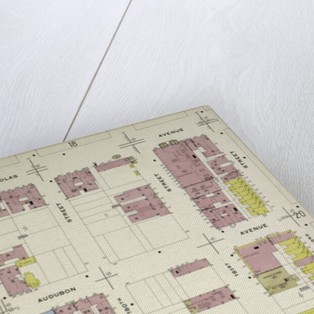 Map bounded by St. Nicholas Ave., W. 182nd St., Amsterdam Ave., W. 179th St., New York by Anonymous