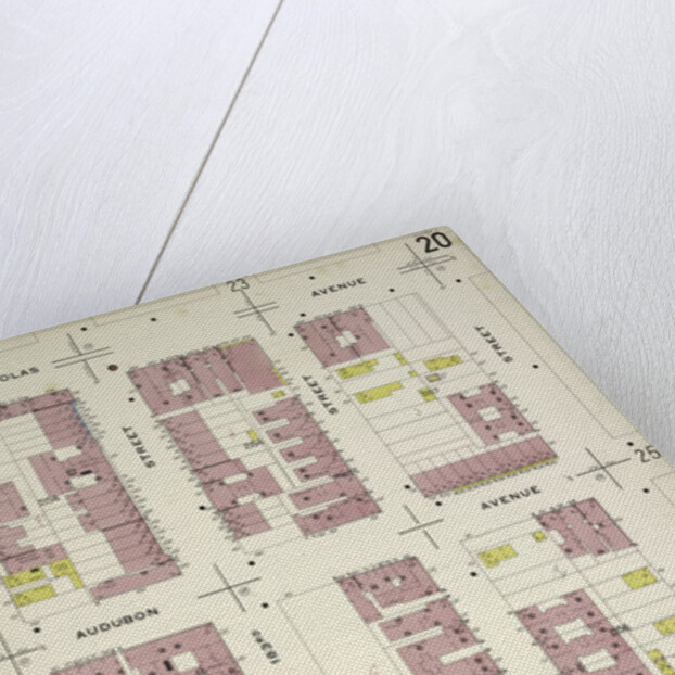 Map bounded by St. Nicholas Ave., W. 185th St., Laurel Hill Terrace, W. 182nd St., New York by Anonymous