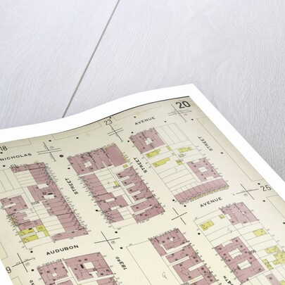 Map bounded by St. Nicholas Ave., W. 185th St., Laurel Hill Terrace, W. 182nd St., New York by Anonymous