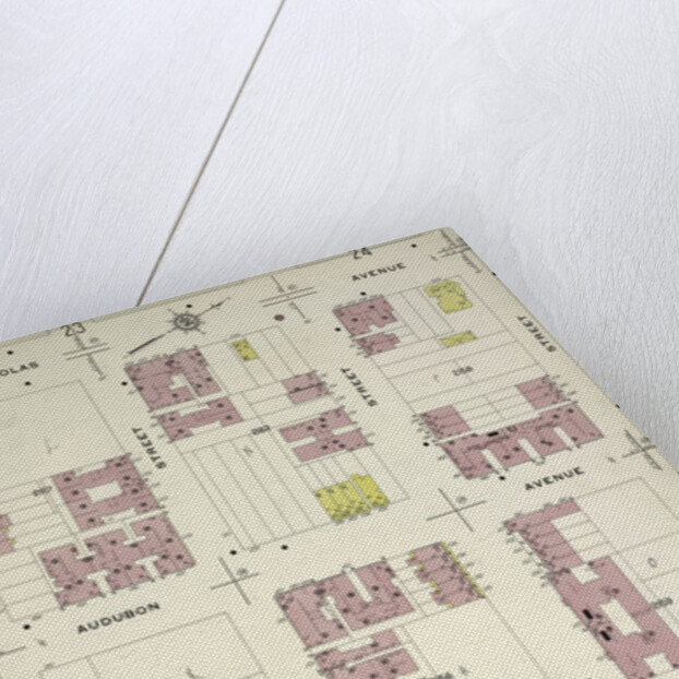 Map bounded by St. Nicholas Ave., W. 188th St., Laurel Hill Terrace, W. 185th St., New York by Anonymous