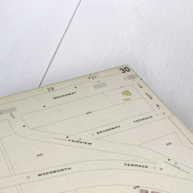 Map bounded by Broadway, W. 193rd St., St. Nicholas Ave., New York by Anonymous