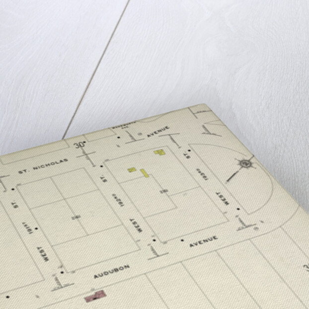 Map bounded by St. Nicholas Ave., Amsterdam Ave., New York by Anonymous