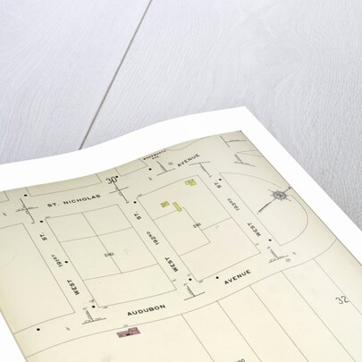 Map bounded by St. Nicholas Ave., Amsterdam Ave., New York by Anonymous