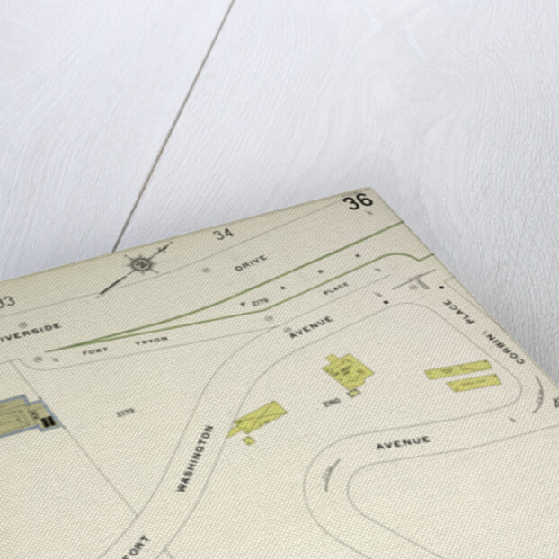 Map bounded by Riverside Drive, Broadway, New York by Anonymous