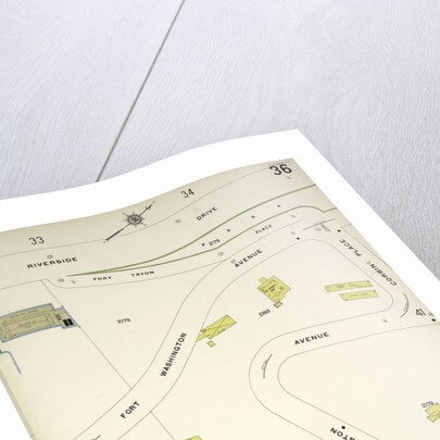 Map bounded by Riverside Drive, Broadway, New York by Anonymous