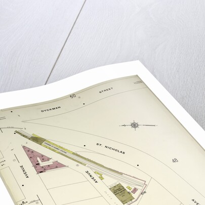 Map bounded by Dyckman St., St. Nicholas Ave., Ellwood St., Nagle Ave., New York by Anonymous