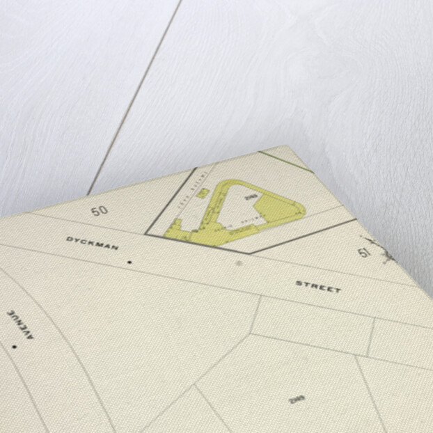 Map bounded by Dyckman St., Fort George Ave., New York by Anonymous