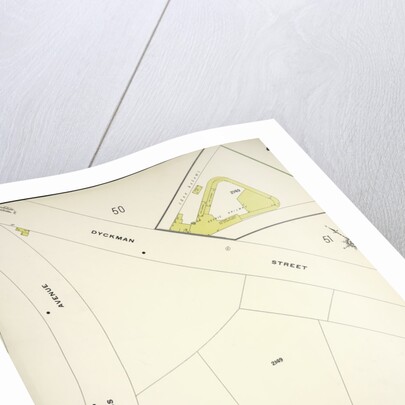 Map bounded by Dyckman St., Fort George Ave., New York by Anonymous