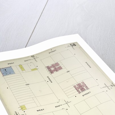 Map bounded by W. 207th St., Sherman Ave., Academy St., Broadway, New York by Anonymous