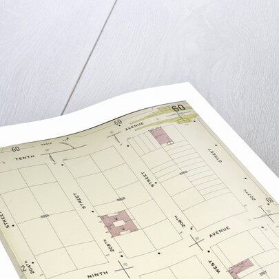Map bounded by 10th Ave., W. 207th St., Harlem River, W. 204th St., New York by Anonymous