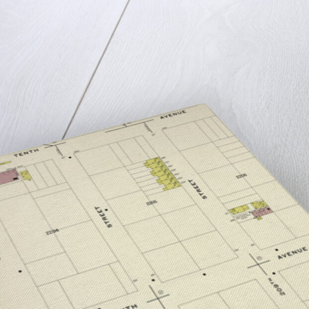 Map bounded by 10th Ave., W. 210th St., Harlem River, W. 207th St., New York by Anonymous