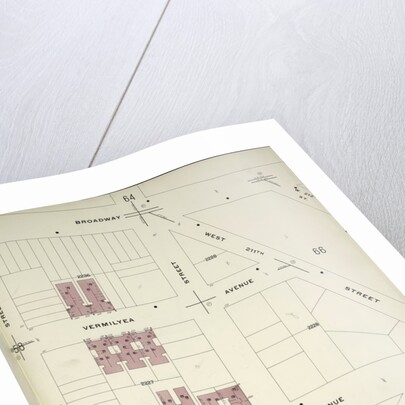 Map bounded by Broadway, W. 211th St., 10th Ave., Post Ave., W. 207th St., New York by Anonymous