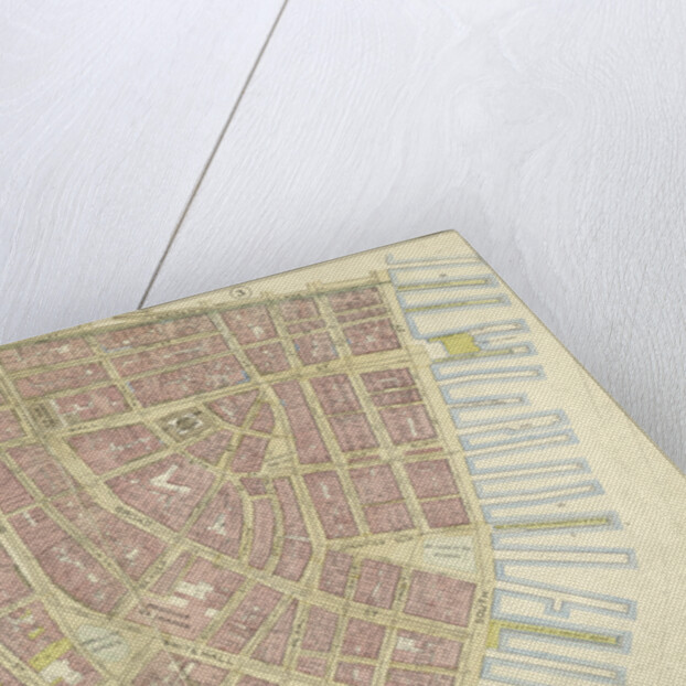 Map bounded by Liberty St., Maiden Lane, East River, Hudson River, New York by Anonymous