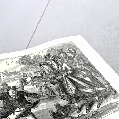 Pickwick Papers Mr. Pickwick Went Slowly and Gravely Down the Slide with His Feet About a Yard and a Quarter Apart Amidst the Gratified Shouts of All the Spectators. by Anonymous