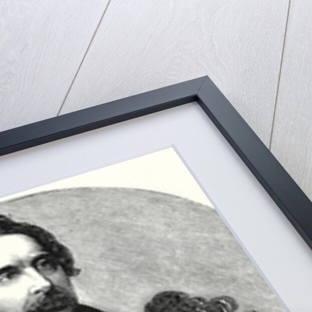 Charles Dickens from a Recent Daguerreotype, 1 December 1855 by Anonymous
