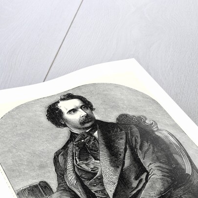 Charles Dickens from a Recent Daguerreotype, 1 December 1855 by Anonymous