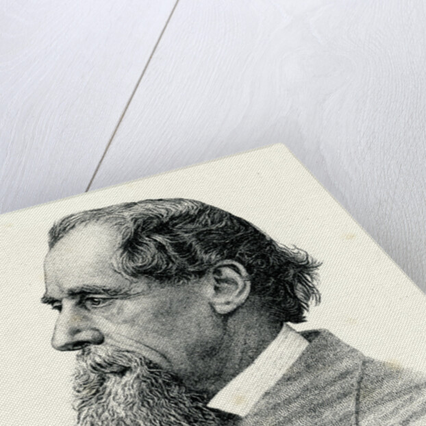Portrait of Charles Dickens 1870 by Anonymous