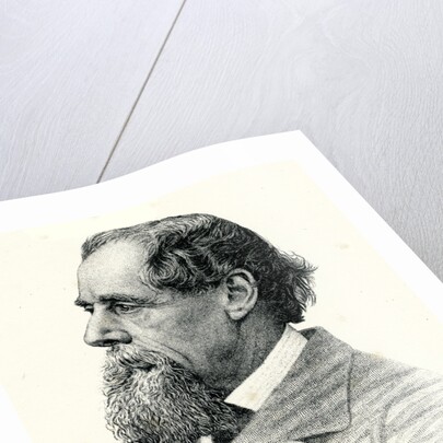Portrait of Charles Dickens 1870 by Anonymous