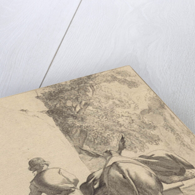 Donkey near a cistern by Nicolaes Pietersz. Berchem