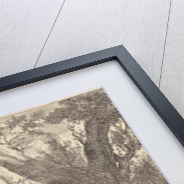 Shepherd drives two oxen by a stream by Nicolaes Pietersz. Berchem