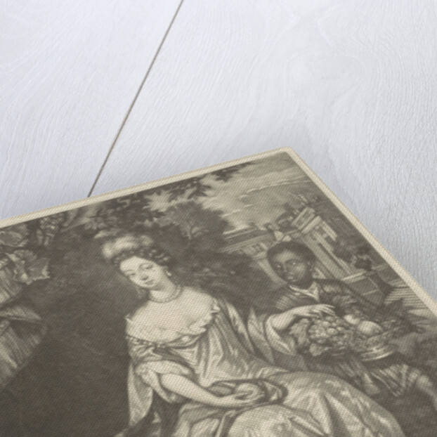 Portrait of Queen Mary II Stuart by Pieter Schenk I