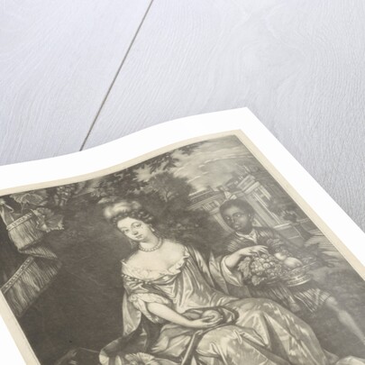 Portrait of Queen Mary II Stuart by Pieter Schenk I