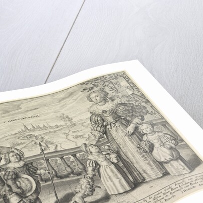 Family Portrait of Frederik Hendrik, Amalia and their children William II, Henriette and Louise Henriette Amalia by Crispijn van de Passe II