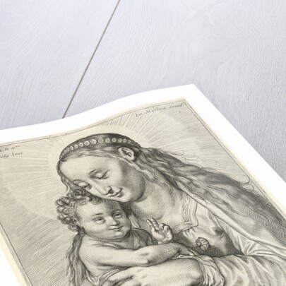 Mary with Child and crescent moon by Rudolf II van Habsburg