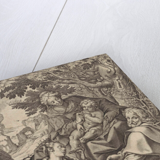 Holy Family, accompanied by Catherine of Alexandria by Johannes Baptista Vrints I