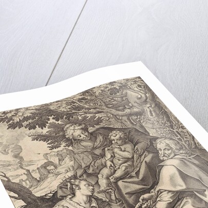 Holy Family, accompanied by Catherine of Alexandria by Johannes Baptista Vrints I