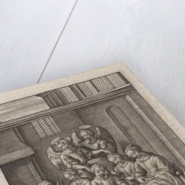 Young Mary as a seamstress by Anonymous