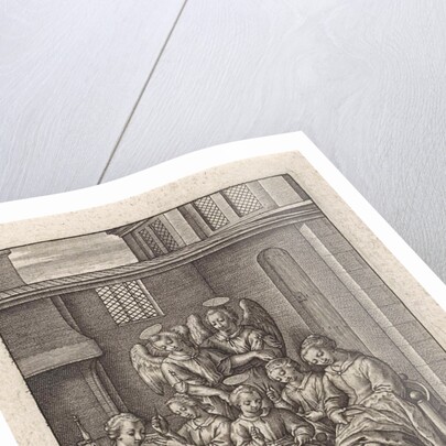 Young Mary as a seamstress by Anonymous