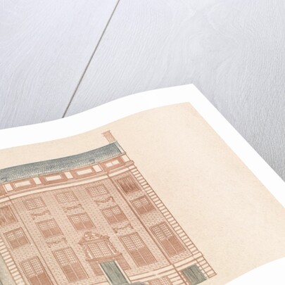 Amsterdam canal houses along the Herengracht 412 and 472 by Johan Teyler