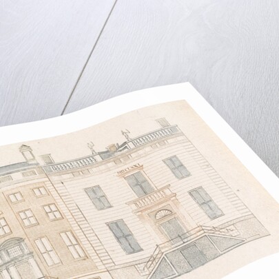 Amsterdam canal houses along the Herengracht 450-456 by Johan Teyler