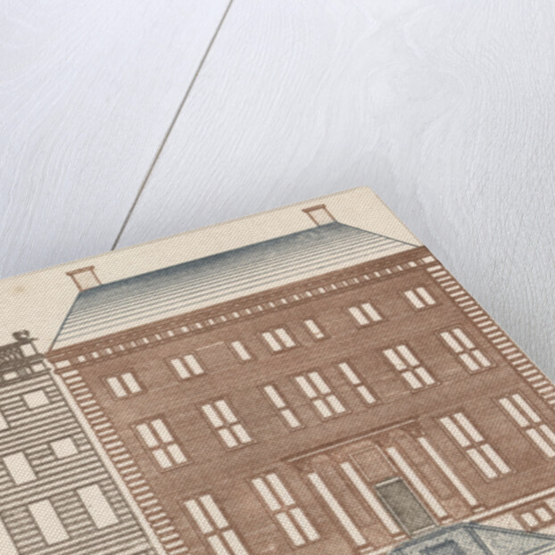 Amsterdam canal houses on the Keizersgracht 452 and 480-476 by Johan Teyler