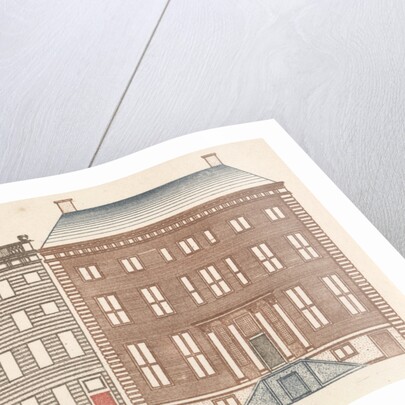 Amsterdam canal houses on the Keizersgracht 452 and 480-476 by Johan Teyler