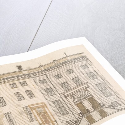 Amsterdam canal houses on the Keizersgracht 738-730 The Netherlands by Johan Teyler