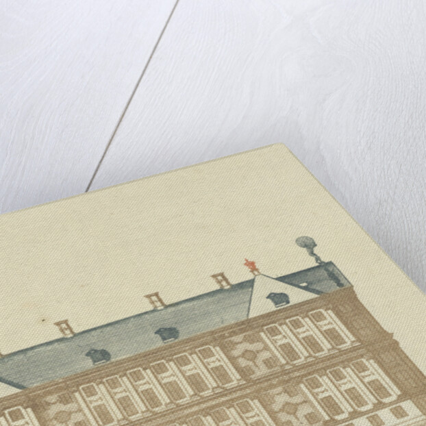 Side wall of the Town Hall in Amsterdam by Johan Teyler