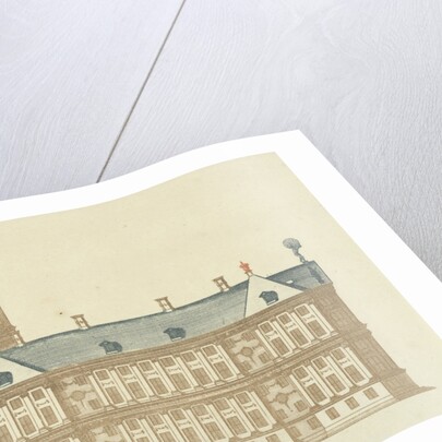 Side wall of the Town Hall in Amsterdam by Johan Teyler