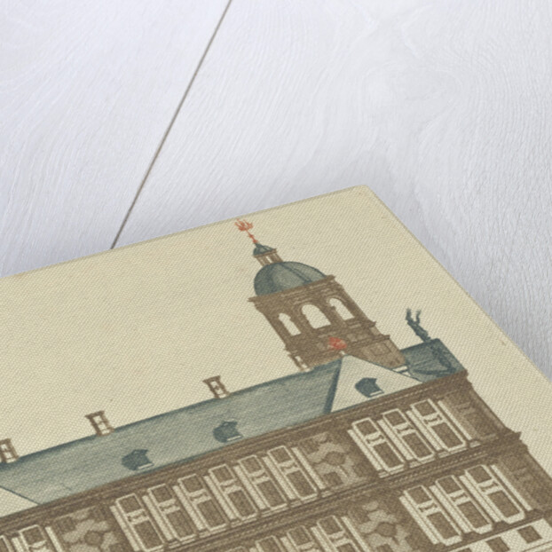 Side wall of the Town Hall in Amsterdam by Johan Teyler