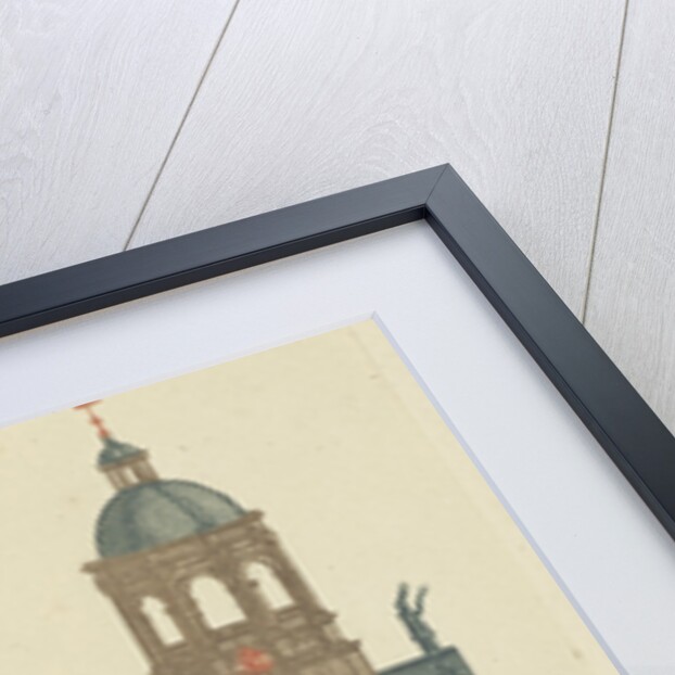 Side wall of the Town Hall in Amsterdam by Johan Teyler